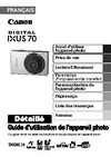 Canon - Ixus 70 - Guide de l'utilisateur