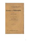 Science et philosophie De Jules Tannery