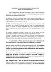 Communiqué de la section du parti socialiste de Palavas-les-Flots