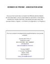 Dossier de presse APAN