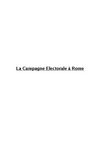 La campagne électorale dans la Rome antique