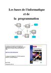 Bases de l'informatique et de la programmation