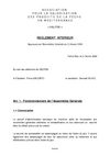 Réglement intérieur de VALPEM