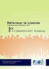 FAGE - Contribution sur la réforme de la licence