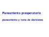 Planeamiento preoperatorio