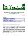 6ème lettre d'informations du pôle wallon de gestion différenciée