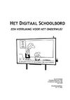 Het digitaal schoolbord - Een verrijking voor het onderwijs