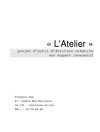François Bon | L'Atelier, projet interactif, 1994