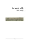 un jeu de sable