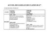 Programme de l'accueil des familles de 6ème