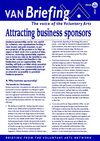 VAN Briefing115 - Attracting Business Sponsors