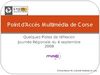 Points d'Accès Mulitmédia de Corse - Quelques pistes de réflexion