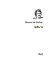 Honoré de Balzac - Adieu.