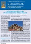 Lettre de L'IFETS. Numéro 91 - octobre 2008 