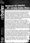 Mulleres en marcha até que todas sexamos libres (rebater)