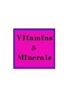 Vitamins & Minerals