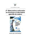 3éme Rencontres nationales du tourisme et des loisirs sportifs de nature