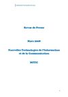 Revue de presse - Mars 2008
