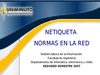 Netiqueta. normas en la red