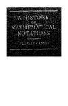 A history of mathematical notations, vol. II