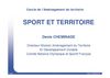 SPORT ET TERRITOIRE-CNOSF