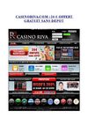 CASINORIVA.COM : 20€ OFFERT GRATUIT DE BONUS SANS DEPOT