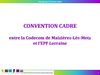 Diaporama "Conventions cadres" - EPF Lorraine
