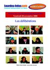 Conseil municipal de Lourdes : les délibérations du 28 novembre 2008