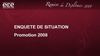 Enquête de situation des diplômés 2008