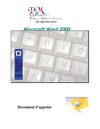 Microsoft Word 2000 Par Pierre Morel