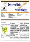 Lettre d'info vie scolaire n°8, décembre 2008