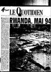 Rwanda. Mai 94 -Le Quotidien-Dossier spécial- 