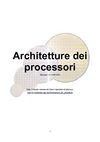 Architetture dei processori
