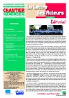 La Lettre des Acteurs de CHANTIER école N°39