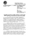 U.S. Department Of Justice - Madoff arrest - press release
