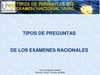 TIPOS DE PREGUNTAS