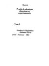 Daguin - Traité de physique téorique et expérimentale, 2ème éd., vol. II