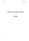 l'état et la révolution