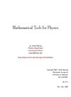 Mathematical methods for physics