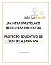 Jakintza Ikastolako Hezkuntza Proiektua