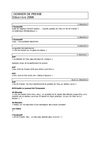 Dossier de presse décembre 2008