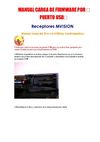 MANUAL CARGA FIRMW USB MVISION