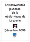 Catalogue des nouveautés jeunesse - janvier 2009