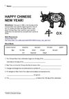CHINESE NEW YEAR. TREASURE HUNT - WORKSHEET