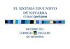 Presentación del Informe del Sistema Educativo en Navarra, curso 2007/2008