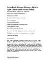 How to open a bank account in Switzerland
