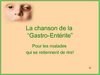 Gastro/chanson