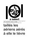 A TABLE!!! (excavaction)