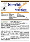 Lettre d'info vie scolaire n°10, février 2009