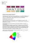 Bricoult Gauvain : Les Pantones